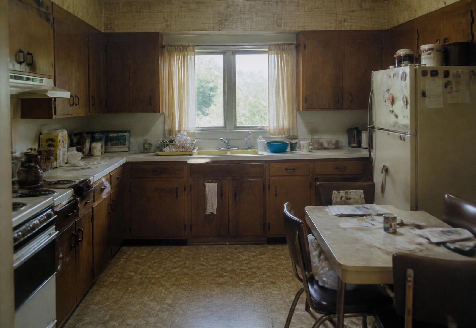 Dated kitchen in an inherited older home